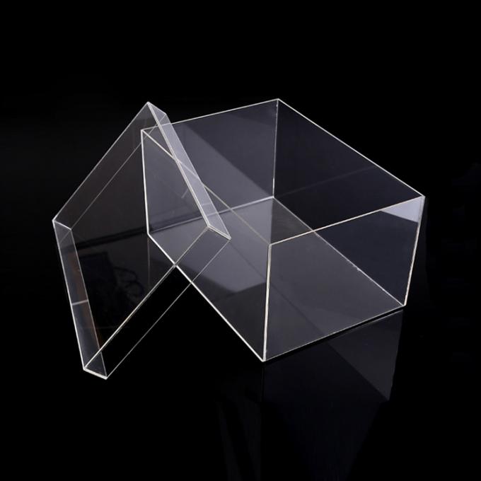 Organic Glass Custom Clear Acrylic Shoe Boxes