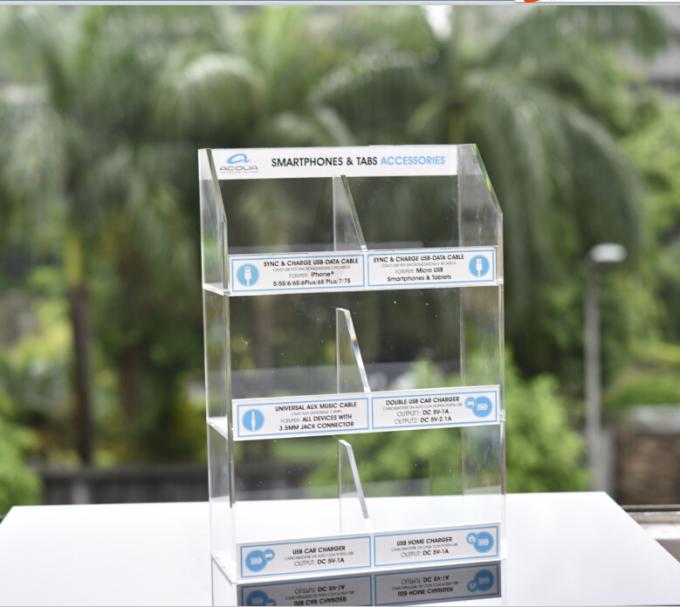 High Gloss Acrylic Shop Display Acrylic Cell Phone Accessory Display