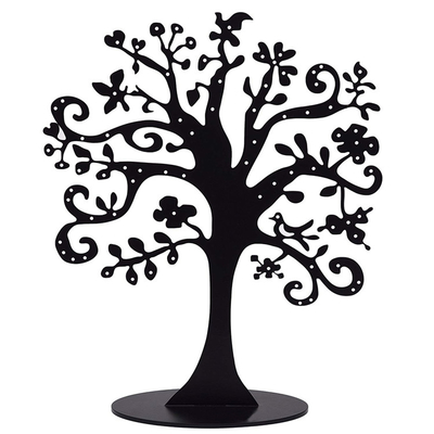 Transparent Acrylic Jewelry Display Custom Black Acrylic Tree Display For Jewely