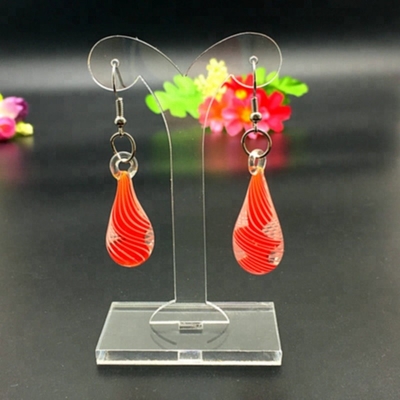 Tree Shape Acrylic Jewelry Display Desktop Earring Rack