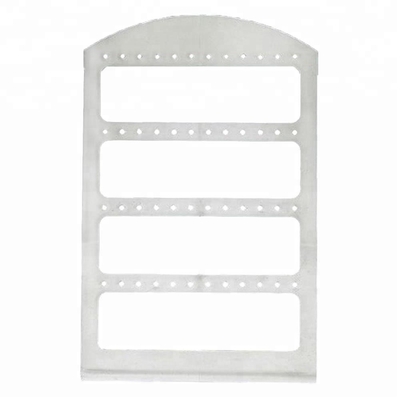 Plastic Acrylic Jewelry Earring Display Rack High Gloss Acrylic Jewelry Stand
