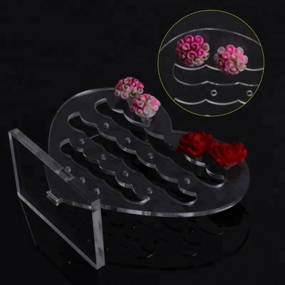 Acrylic Makeup Jewelry Cosmetic Extension Kit Earring Display Stand