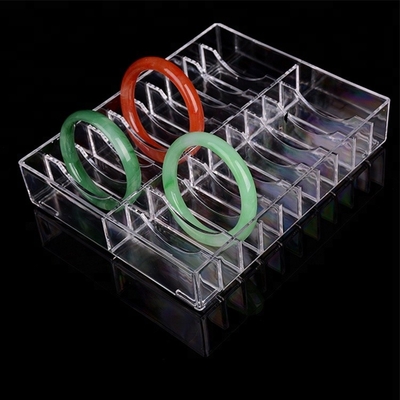 Countertop PMMA Acrylic Bracelet Rack Acrylic Necklace Stand For Super Mall