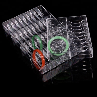 Countertop PMMA Acrylic Bracelet Rack Acrylic Necklace Stand For Super Mall