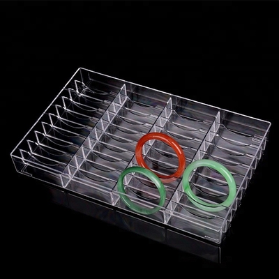 Countertop PMMA Acrylic Bracelet Rack Acrylic Necklace Stand For Super Mall
