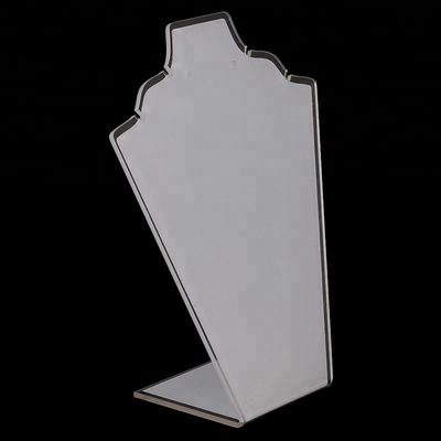 Customized Acrylic Necklace Stand Flip Top Jewelry Display Widely Applied
