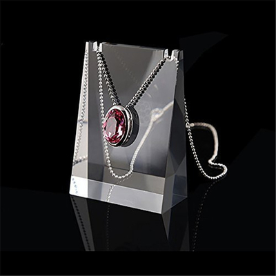 Attractive Luxury Acrylic Counter Top Jewelry Display Sets Easy Clean