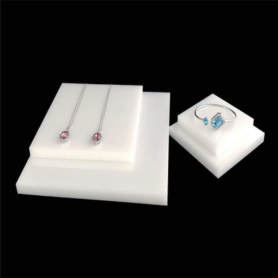 Modern Fashion Desktop Acrylic Jewelry Display Necklace Stands Blocks