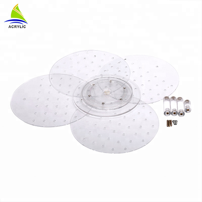 Acrylic Counter Top Jewelry Display Earring Display Stand Tray For Retailer