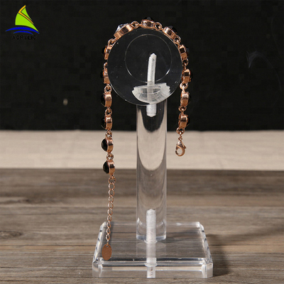 T Bar Acrylic Jewelry Organizer Crystal Clear Acrylic Jewelry Bracelet Display Stands