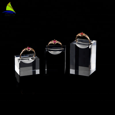 Professional Jewelry Exhibition Stand Single Ring Jewelry Display ROHS Certification