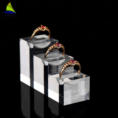 Professional Jewelry Exhibition Stand Single Ring Jewelry Display ROHS Certification