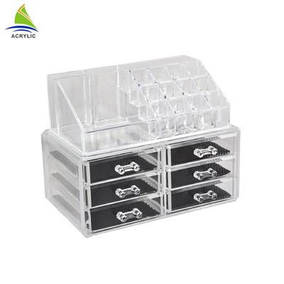 Frosted Acrylic Jewelry Display Custom Clear Transparent Acrylic Jewelry Box