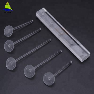 Desktop Acrylic Custom White Acrylic Earrings Display Tree