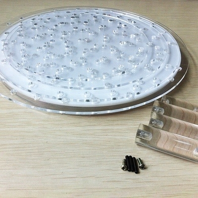 Eco - Friendly Countertop Acrylic Jewelry Holder 3mm Crystal Polishing