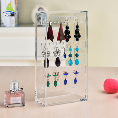 Elegant Acrylic Jewelry Display Plexiglass Design Desktop Jewel Display Rack