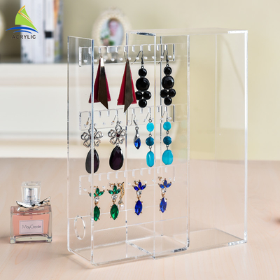 Elegant Acrylic Jewelry Display Plexiglass Design Desktop Jewel Display Rack