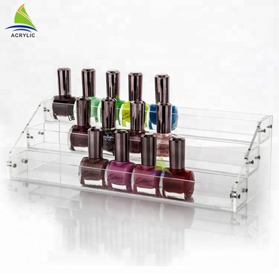 Custom Acrylic Cosmetic Display Shopping Mall Acrylic Nail Polish Essential Oil Display Rack