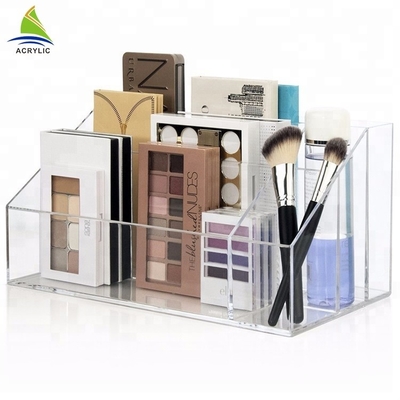 Transparent Crystal Acrylic Make Up Organizer Modern Acrylic Cosmetic Organizer