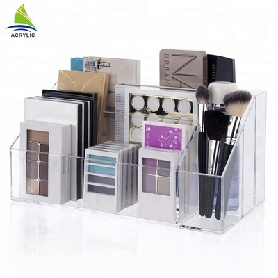 Transparent Crystal Acrylic Make Up Organizer Modern Acrylic Cosmetic Organizer