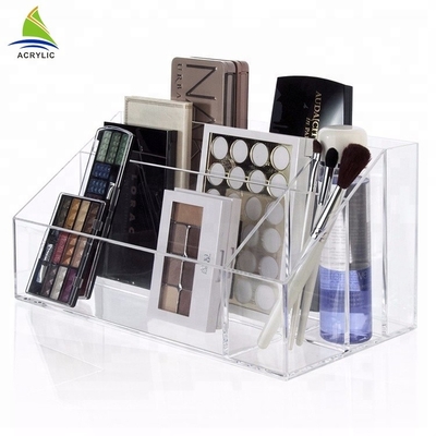 Transparent Crystal Acrylic Make Up Organizer Modern Acrylic Cosmetic Organizer