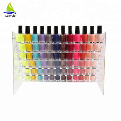 Tiered Acrylic Cosmetic Display Acrylic Material Nail Polish Bottle Stand Holder Cosmetic Organizer