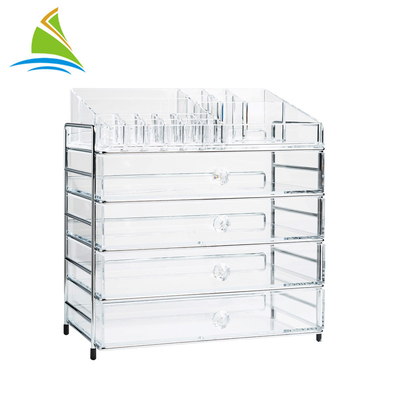 3 Drawer Acrylic Adjustable Cosmetic Storage Organizer