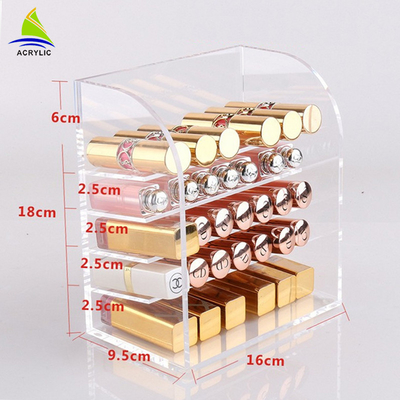 Professional Acrylic Cosmetic Display Acrylic Lipstick Nail Polish Drawer