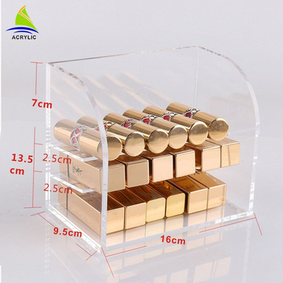 Professional Acrylic Cosmetic Display Acrylic Lipstick Nail Polish Drawer