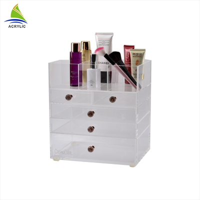 5 Drawer Multipurpose Acrylic Makeup Storage Box Acrylic Makeup Organizer