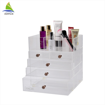 5 Drawer Multipurpose Acrylic Makeup Storage Box Acrylic Makeup Organizer