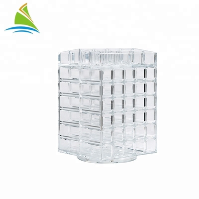 Customized Acrylic Cosmetic Display Clear Lipstick Holder Acrylic Makeup Storage Holder Box