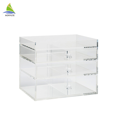 Wholesale 3 Drawer Acrylic Cosmetic Organizer