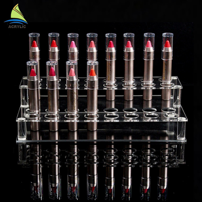 Countertop Makeup Organizer Cosmetic Acrylic Lipstick Holder Diamond Polishing