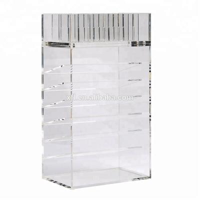 Commercial Acrylic Makeup Lipstick Brush Holder Plexiglass Display Stand
