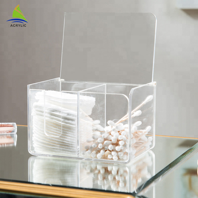 Acrylic Cheapest Flip Top Cereal Makeup Storage Box