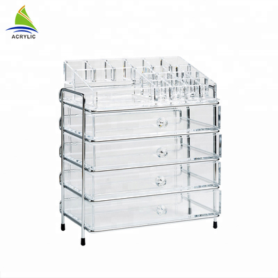 Small Plastic Makeup Adjustable Multi-Function Acrylic Cosmetic /make up Organizer