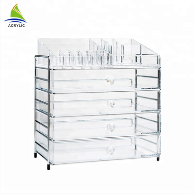 Small Plastic Makeup Adjustable Multi-Function Acrylic Cosmetic /make up Organizer