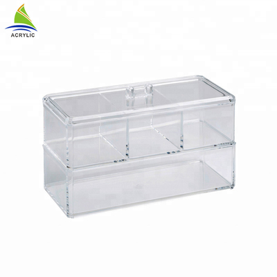 In High Quality 2 Drawer Makeup Organizer Acrylic Cosmetic