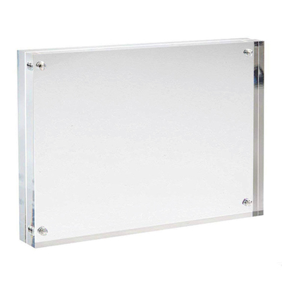 Custom Acrylic Photo Frames Acrylic Block Frame For Picture Poster Sign Display