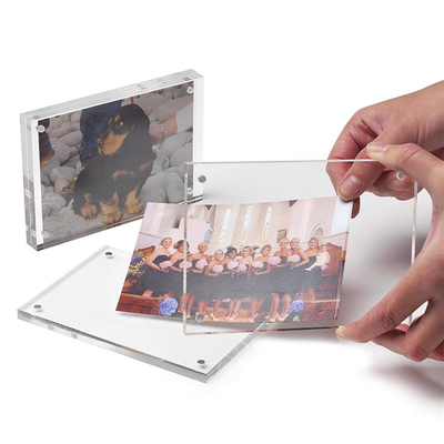 Custom Acrylic Photo Frames Acrylic Block Frame For Picture Poster Sign Display