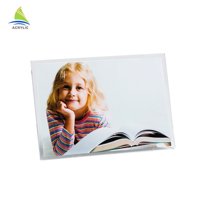Square Acrylic Photo Frames  Double With Magnetic Backer Acrylic Photo Frame