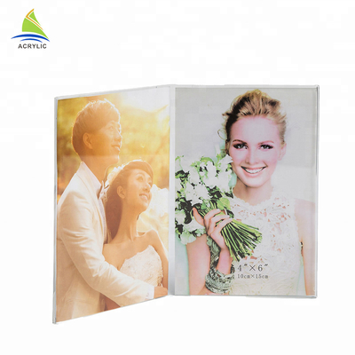 New Style acrylic block picture frames  Hot Double Sided Acrylic Mount funny photo frame