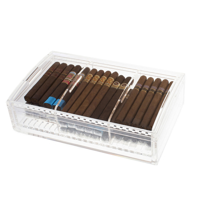 Factory wholesale customized acrylic storage box for cigar