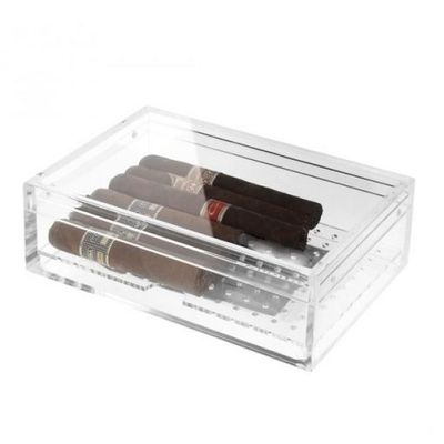 Factory wholesale customized acrylic storage box for cigar