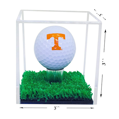Modern Square Small Acrylic Golf Ball Display Box High Hardness Flatness