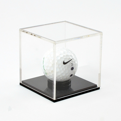 Customized Acrylic Display Box Elegant Small Acrylic Golf Ball Display Case