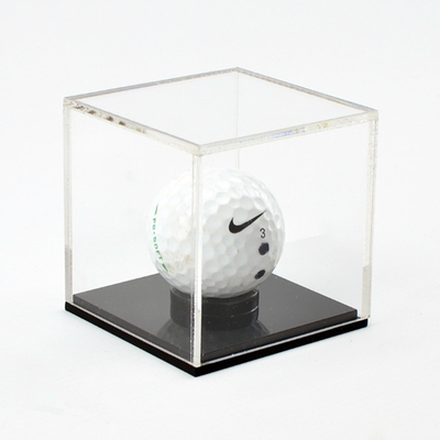 Customized Acrylic Display Box Elegant Small Acrylic Golf Ball Display Case