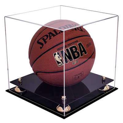 PMMA Acrylic Cube Display Case  Acrylic Basketball Display Case Long Service Life