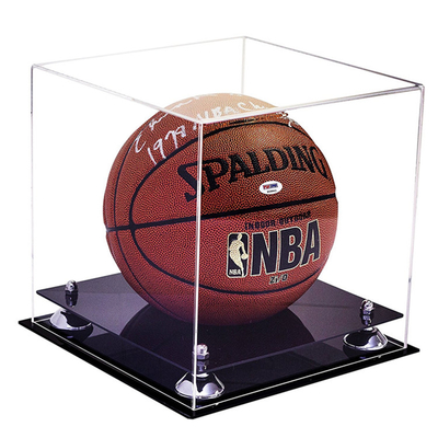 PMMA Acrylic Cube Display Case  Acrylic Basketball Display Case Long Service Life